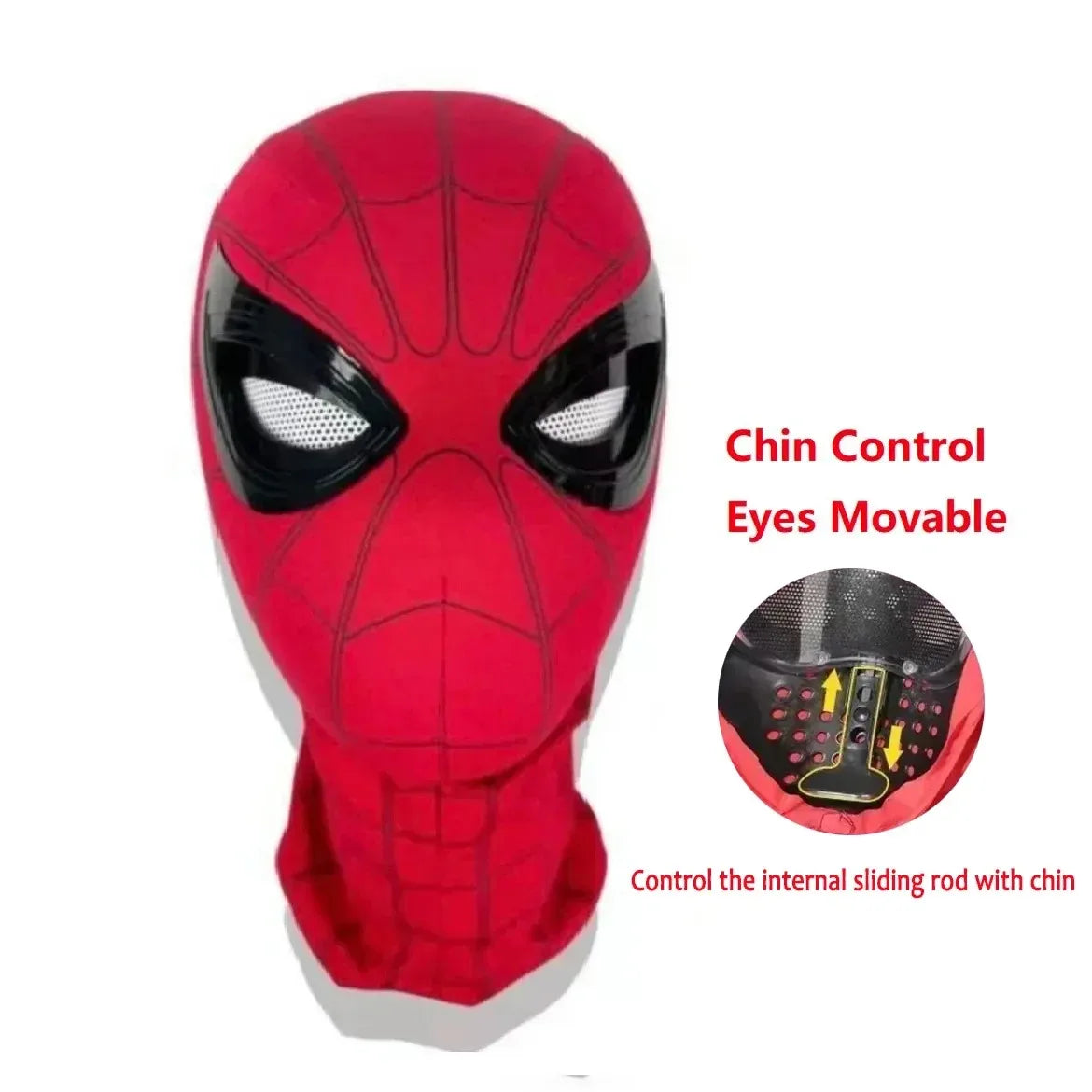 Spiderman Mask Eyes Movable