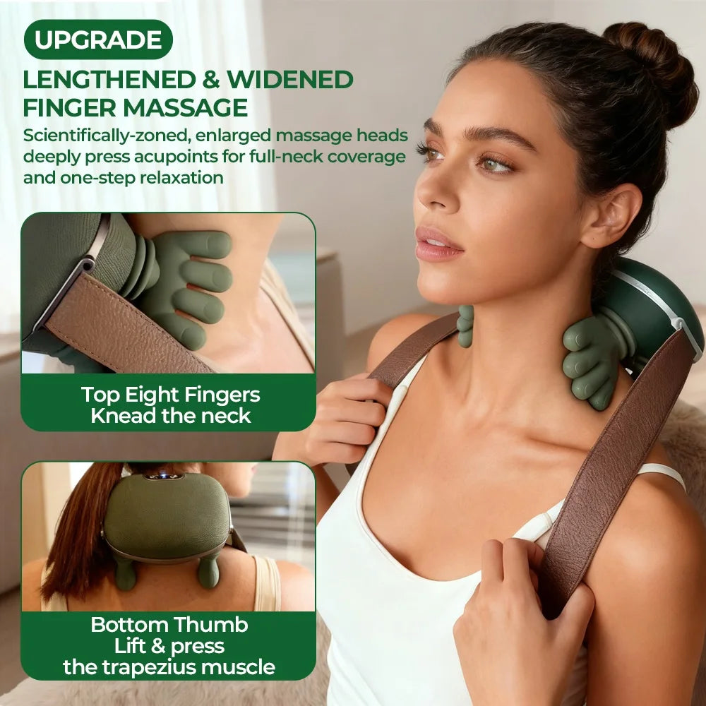 Bionic Finger Neck Shoulder Massager Wireless Neck Cervical