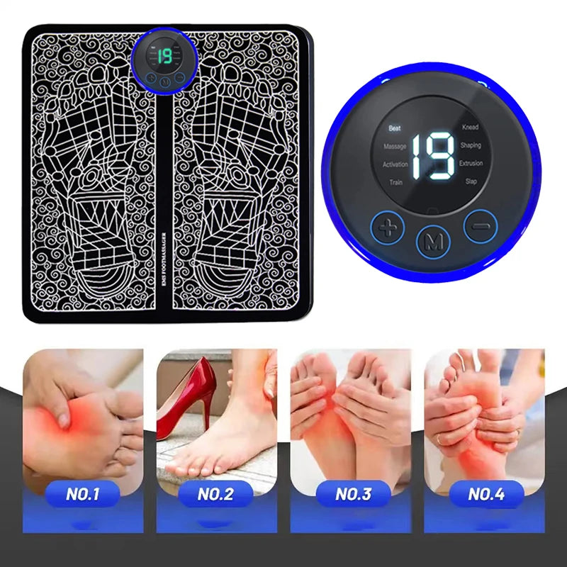 Electric Foot Massager Pad Muscle Massage Relaxation