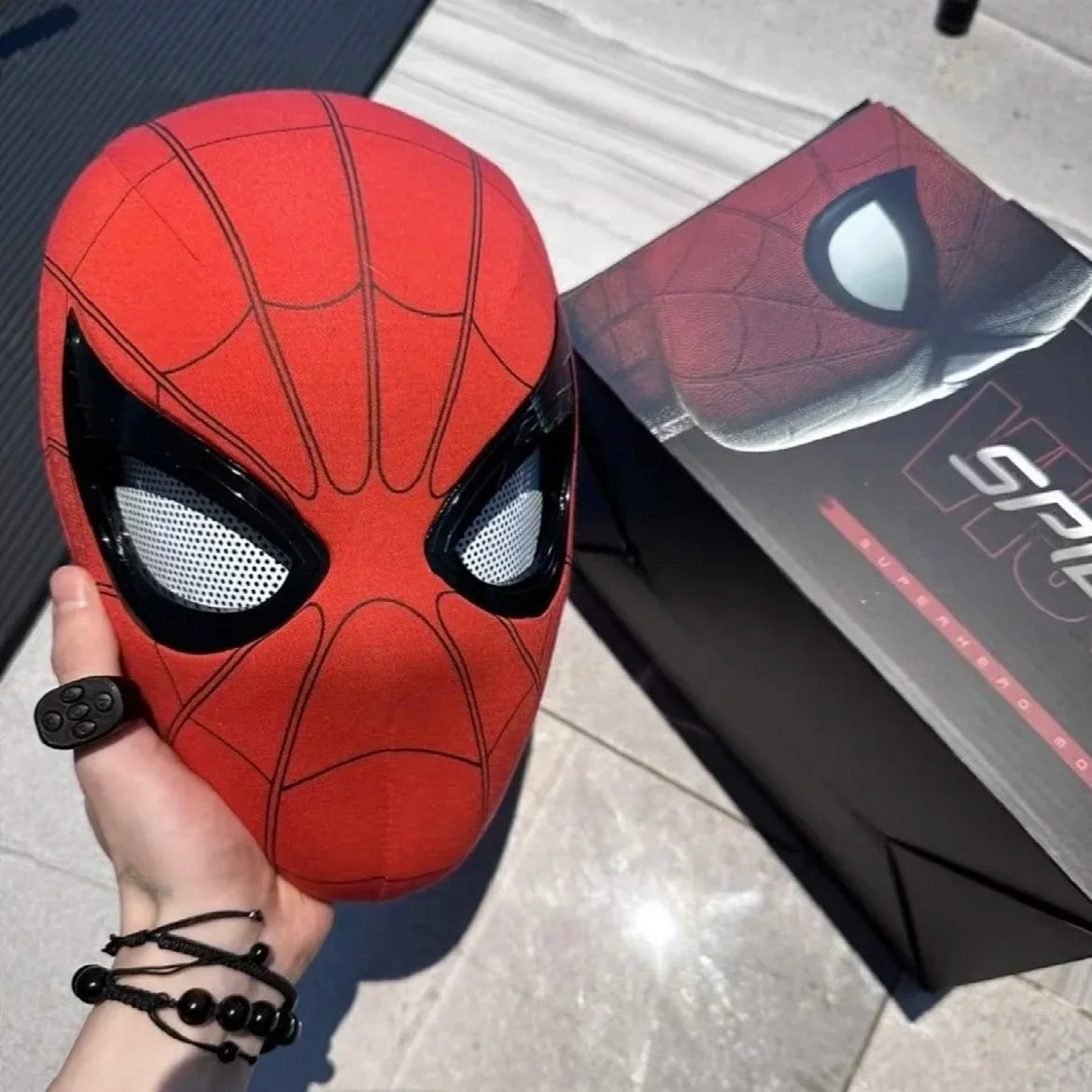 Spiderman Mask Eyes Movable