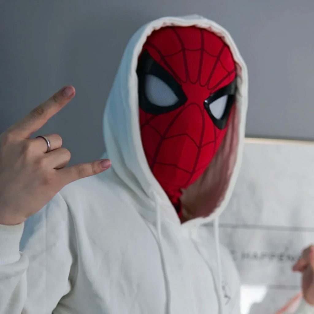 Spiderman Mask Eyes Movable